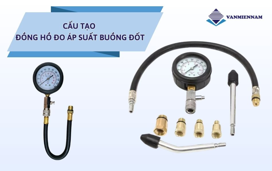 Cấu tạo của đồng hồ đo áp suất buồng đốt