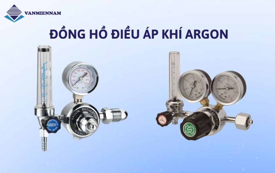 Đồng hồ điều áp khí Argon
