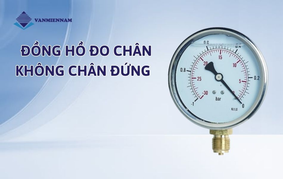 Đồng hồ đo áp suất âm chân đứng