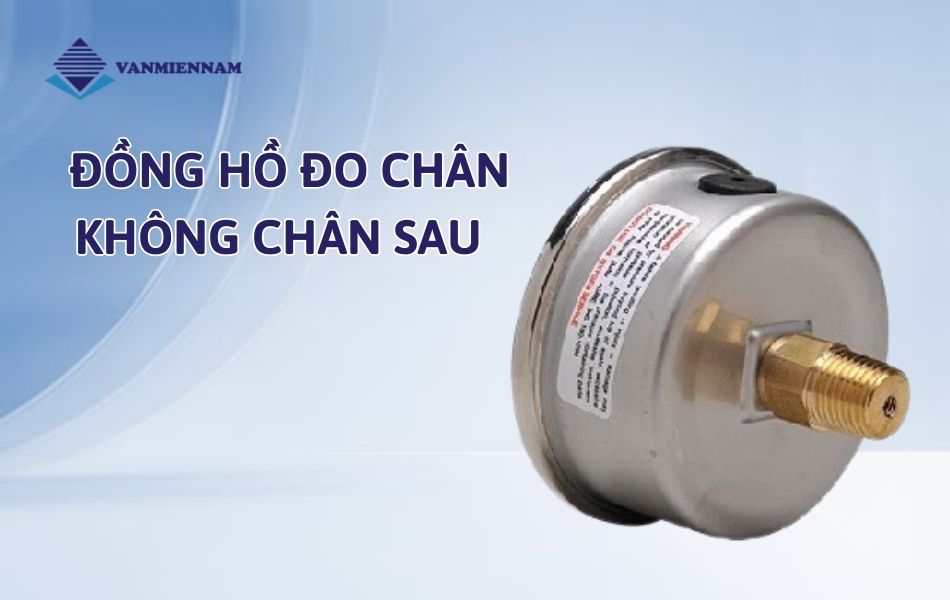 Đồng hồ đo áp suất âm chân sau