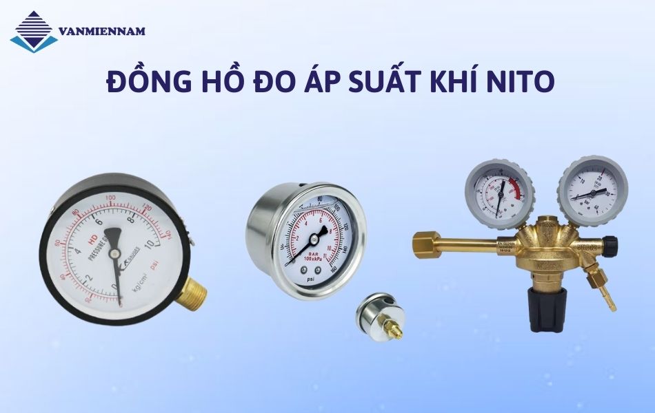 Đồng hồ đo áp suất khí Nito