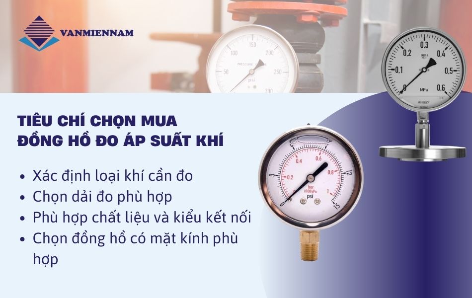 Tiêu chí chọn mua đồng hồ đo áp suất khí phù hợp