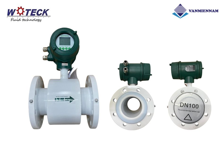 đồng hồ nước điện tử Woteck DN100