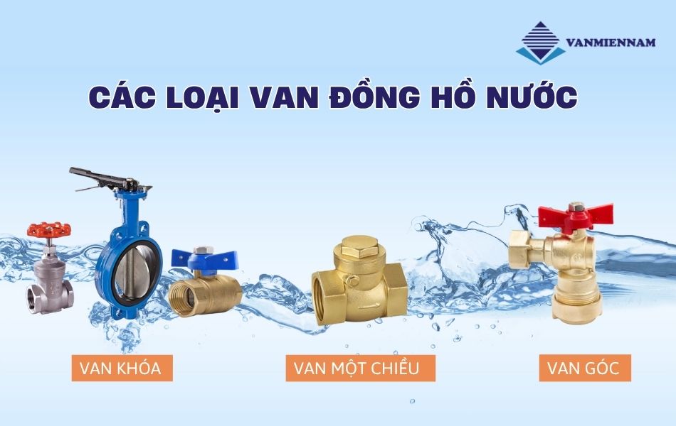Các loại van đồng hồ nước