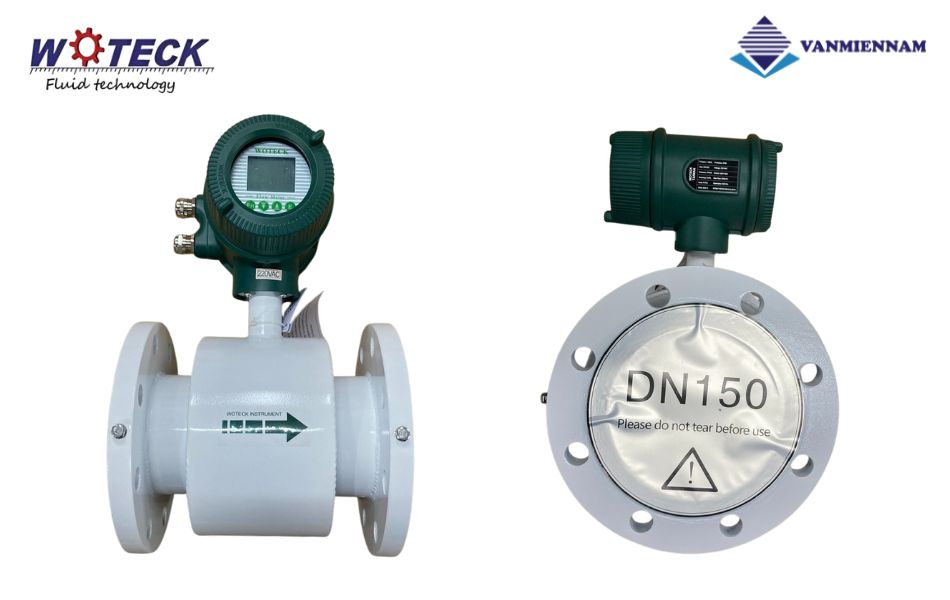 đồng hồ nước điện tử Woteck DN150