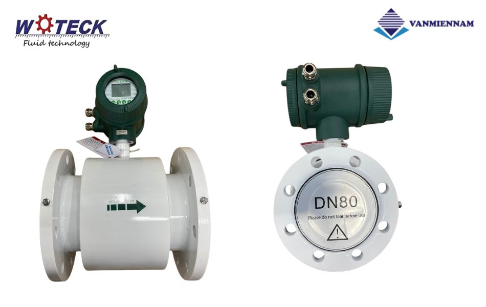 đồng hồ nước điện tử Woteck DN80