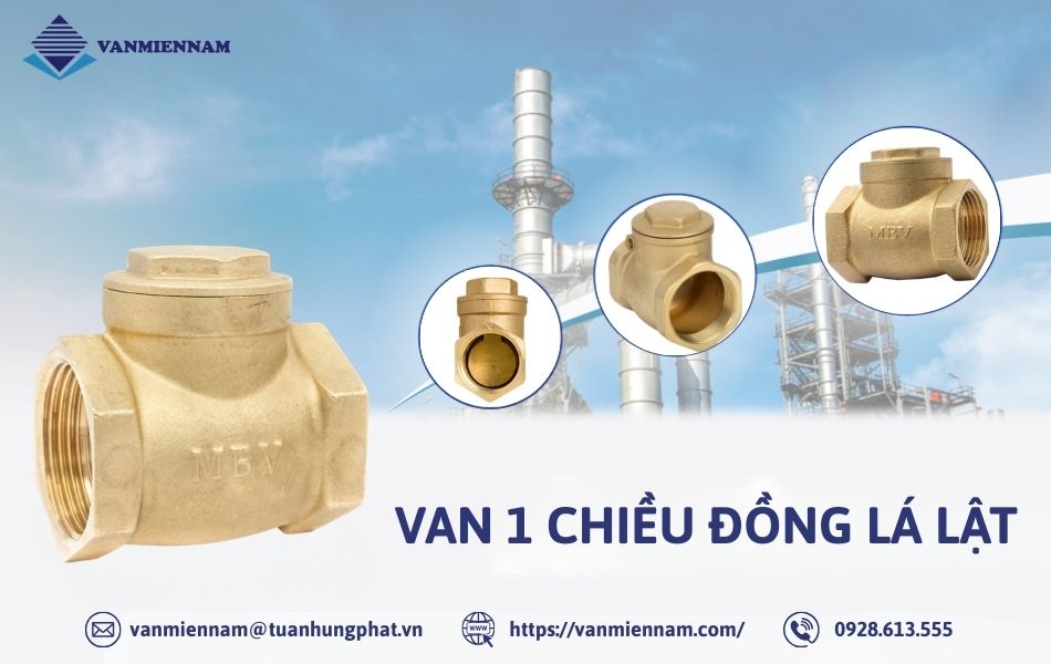 van 1 chiều đồng lá lật