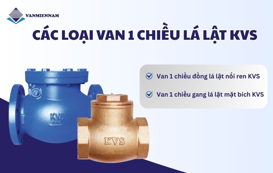 các loại van 1 chiều lá lật kvs