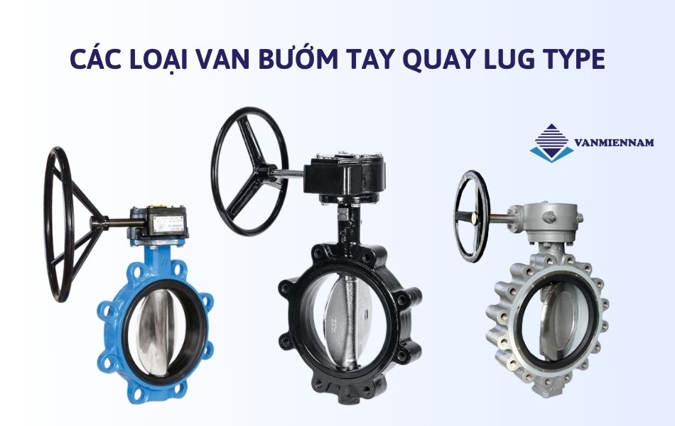 Các loại van bướm tay quay Lug Type