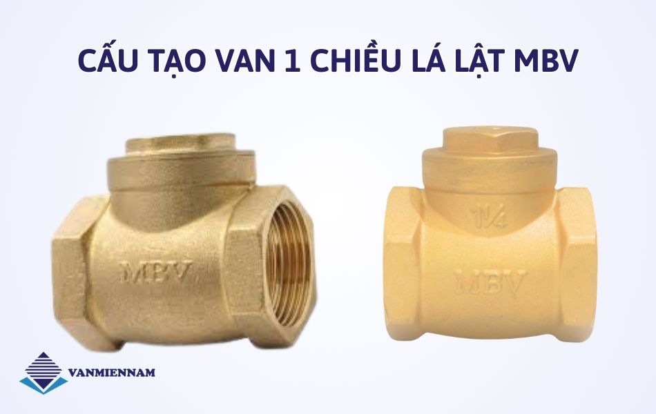 Cấu tạo của van 1 chiều lá lật MBV