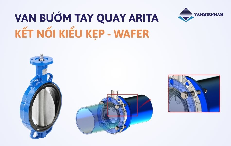 Kiểu kết nối của van bướm tay quay Arita
