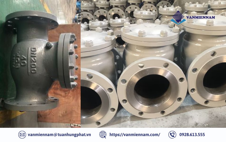 Lưu ý khi lắp đặt và sử dụng van 1 chiều lá lật DN200