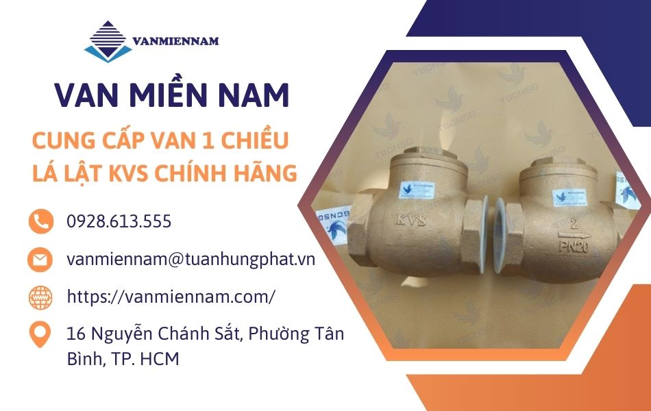 Nhà phân phối van 1 chiều lá lật KVS