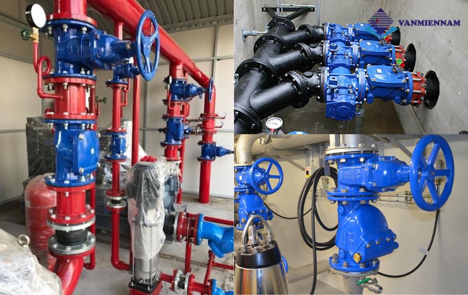 Ứng dụng của van 1 chiều lá lật gang