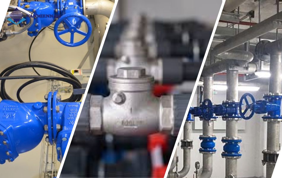 ứng dụng thực tế của van 1 chiều lá lật KVS
