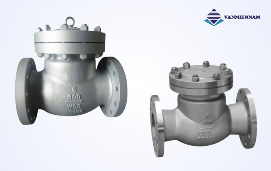 Van 1 chiều lá lật mặt bích APIRT