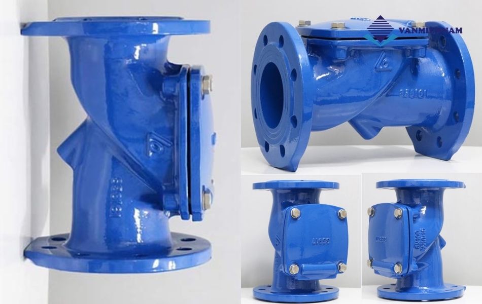 Van 1 chiều lá lật mặt bích Shinyi