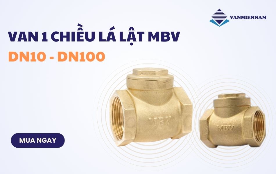 van 1 chiều lá lật mbv