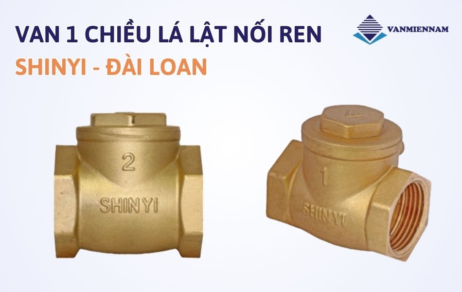 Van 1 chiều lá lật nối ren Shinyi