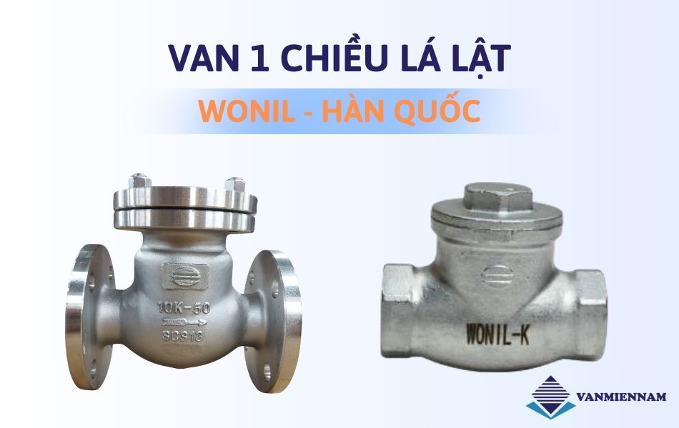 Van 1 chiều lá lật Wonil