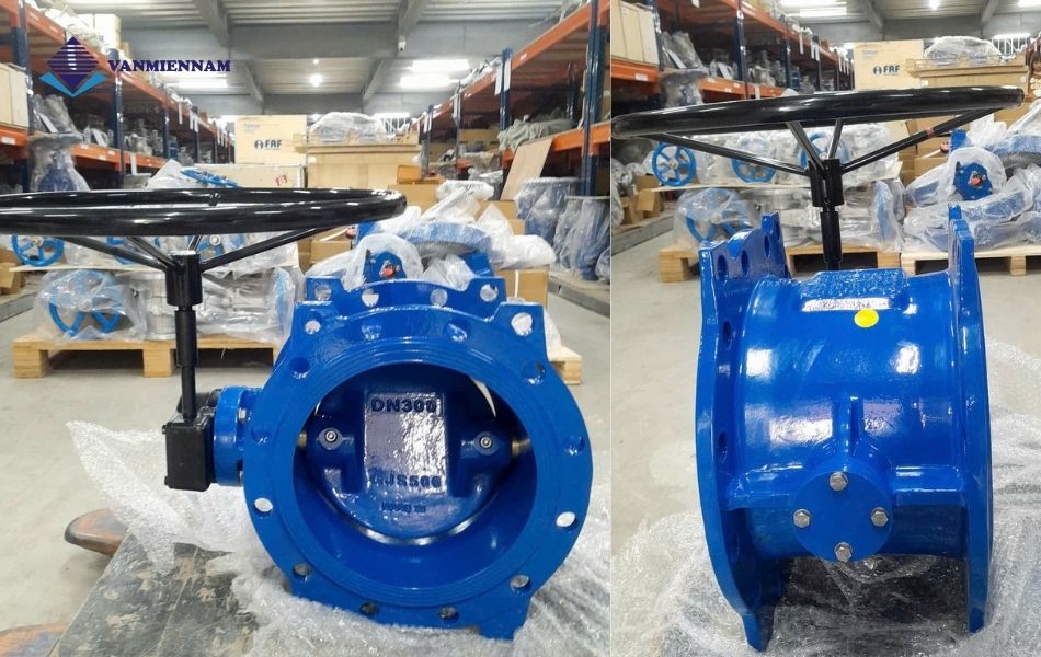 Van bướm gang lệch tâm tay quay FAF