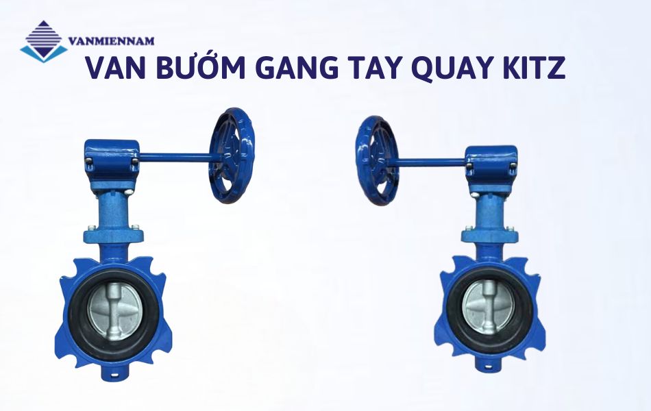 Van bướm gang tay quay Kitz