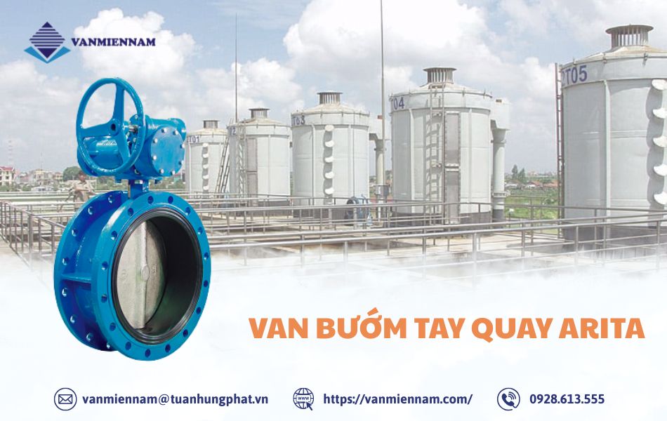 van bướm tay quay arita