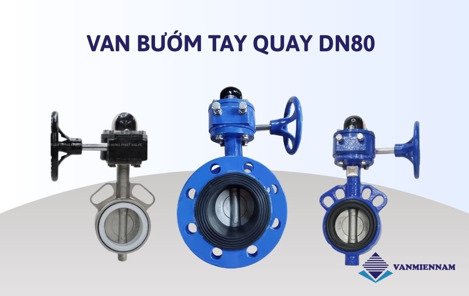 van bướm tay quay DN80