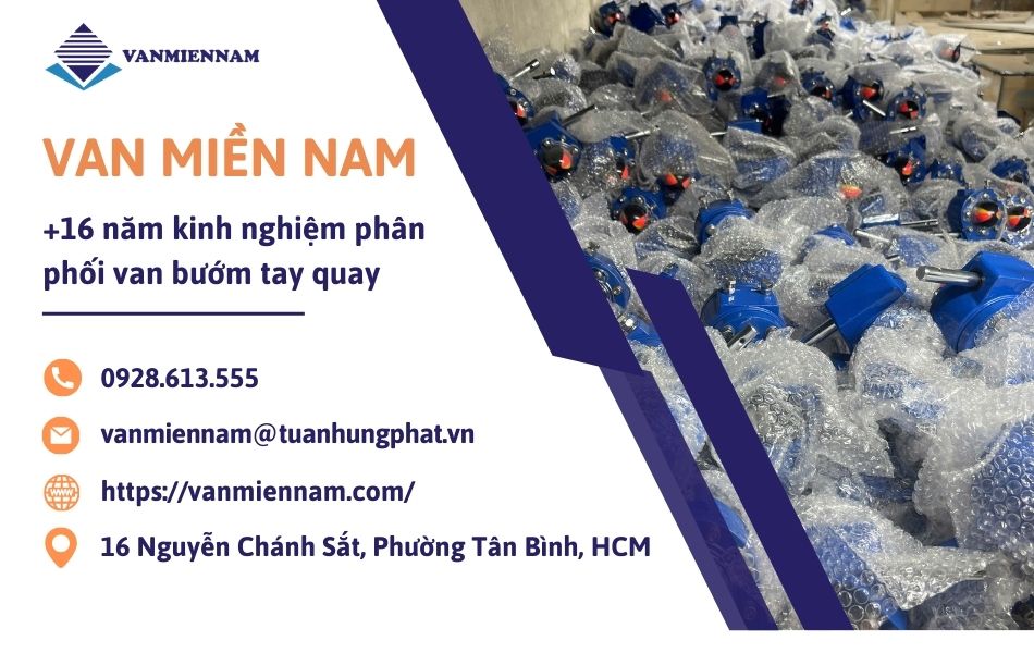 Van Miền Nam – Cung cấp van bướm tay quay chính hãng