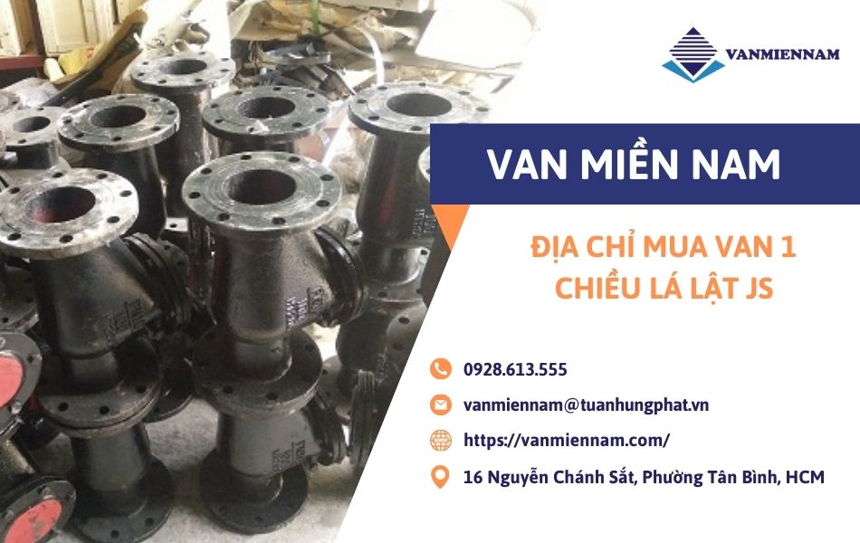 địa chỉ mua van 1 chiều lá lật js