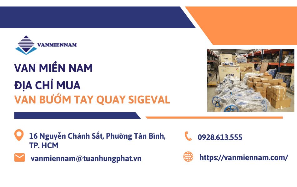Địa chỉ mua van bướm tay quay Sigeval