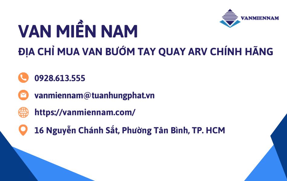 địa chỉ mua van bướm tay quay arv
