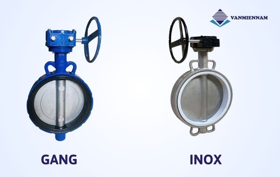 Phân loại van bướm tay quay YDK theo chất liệu