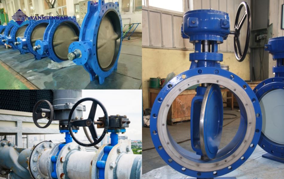 ứng dụng van bướm tay quay Ayvaz