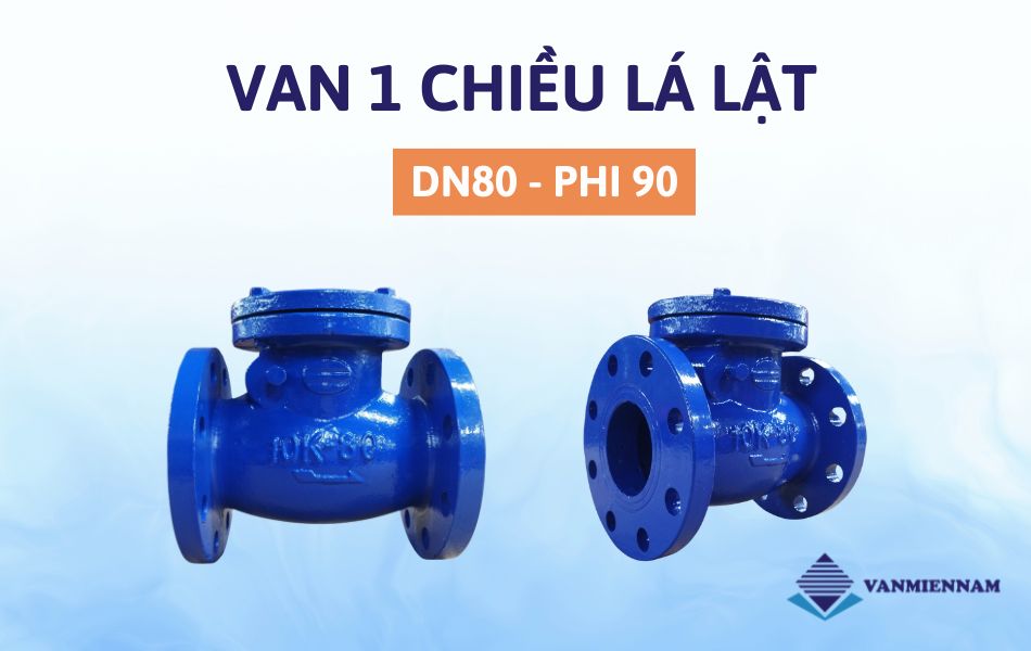 van 1 chiều lá lật dn80