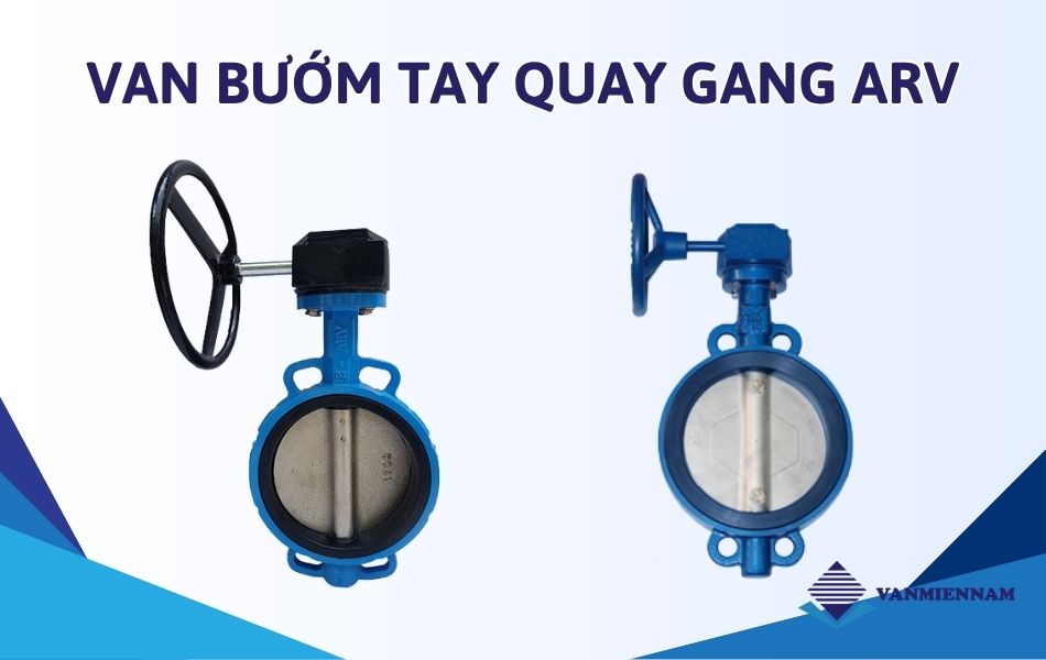 Van bướm tay quay gang ARV