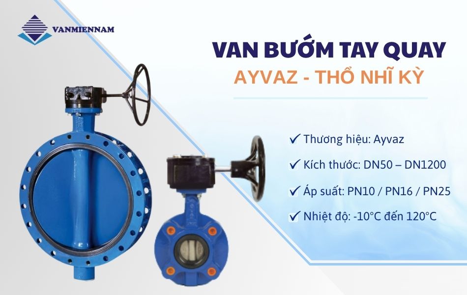 van bướm tay quay ayvaz